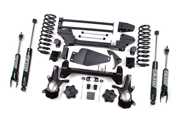 Zone Offroad 6" Torsion Bar Drop Lift Kit ; Nitro Shocks