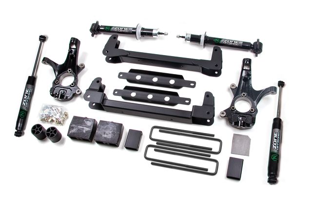 Zone Offroad 4.5" Strut & Drop Crossmember Lift Kit ; Nitro Shocks