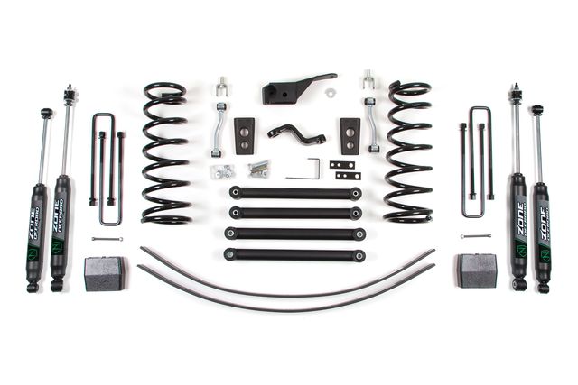 Zone Offroad 5" Coil Spring Lift Kit ; Nitro Shocks