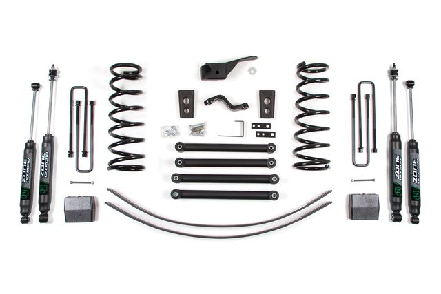 Zone Offroad 5" Coil Spring Lift Kit ; Nitro Shocks