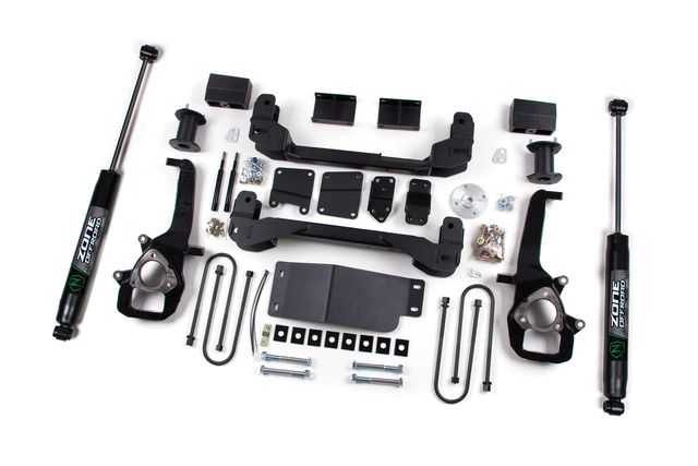 Zone Offroad 6" Strut Spacer Lift Kit ; Nitro Shocks