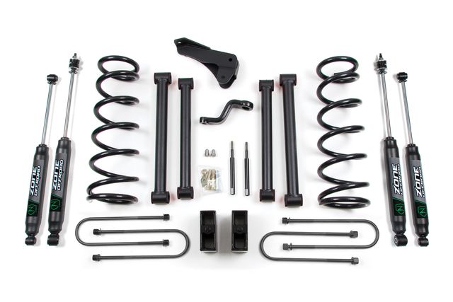 Zone Offroad 5" Coil Spring Lift Kit ; Nitro Shocks