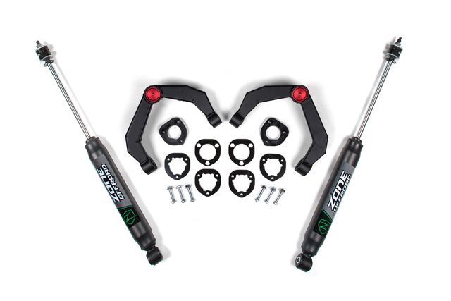 Zone Offroad 2" Adventure Series Leveling Kit ; Nitro Shocks