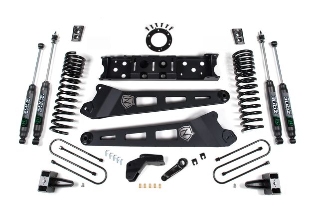 Zone Offroad 4.5" Radius Arm Lift Kit ; Nitro Shocks