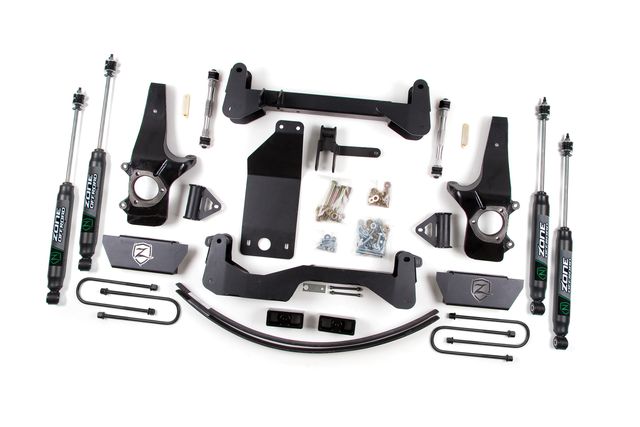 Zone Offroad 6" Suspension Lift Kit ; Nitro Shocks