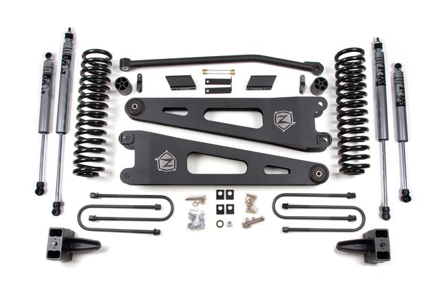 Zone Offroad 4" Radius Arm Lift Kit ; Fox Shocks