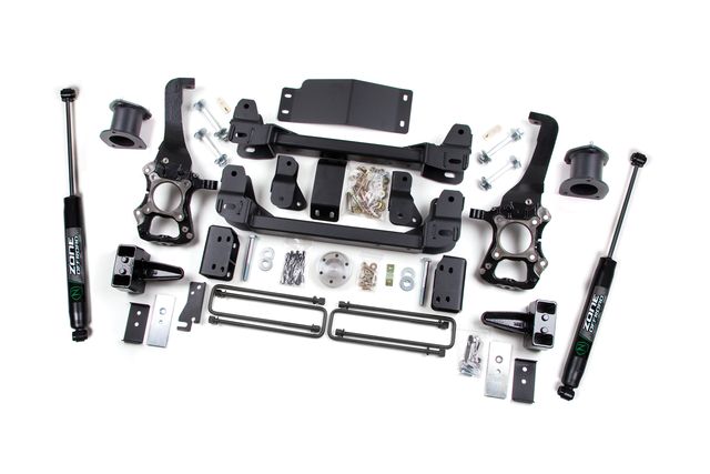 Zone Offroad 4" Suspension Lift Kit ; Nitro Shocks
