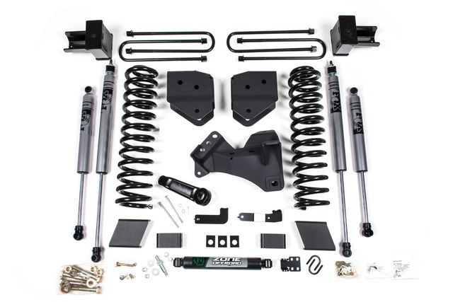 Zone Offroad 4 Inch Suspension Lift Kit - Fox Adventure Shocks