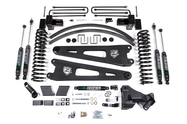 Zone Offroad 6" Radius Arm Lift Kit ; Nitro Shocks