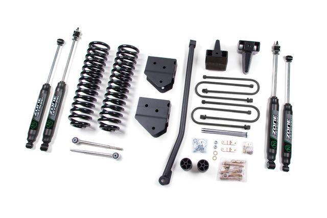 Zone Offroad 4" Standard Lift Kit ; Nitro Shocks