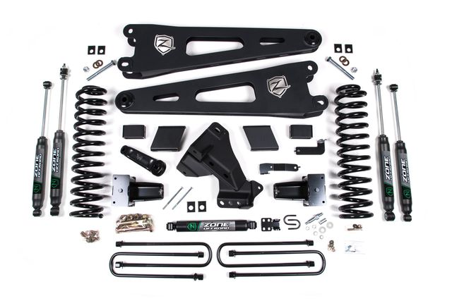 Zone Offroad 6" Radius Arm Lift Kit ; Nitro Shocks