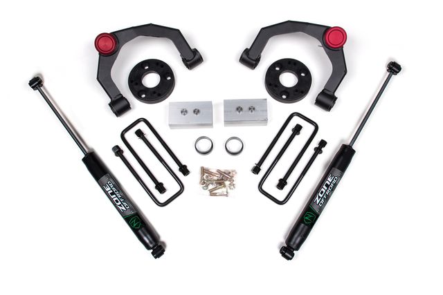 Zone Offroad 3" Adventure Series Lift Kit ; Nitro Shocks