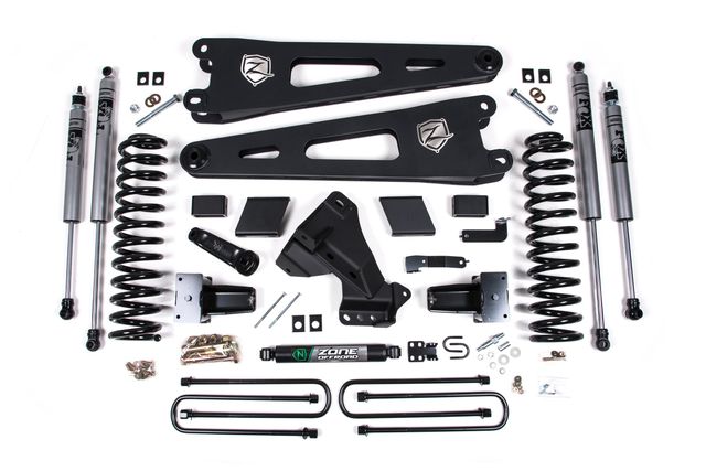 Zone Offroad 6" Radius Arm Suspension Lift System ; Fox Shocks