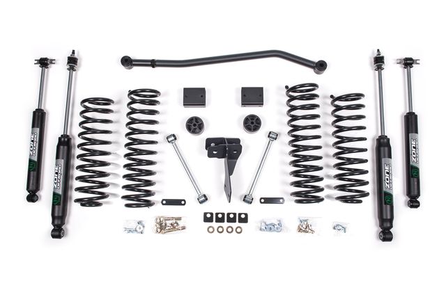 Zone Offroad 4" Coil Spring Lift Kit ; Nitro Shocks