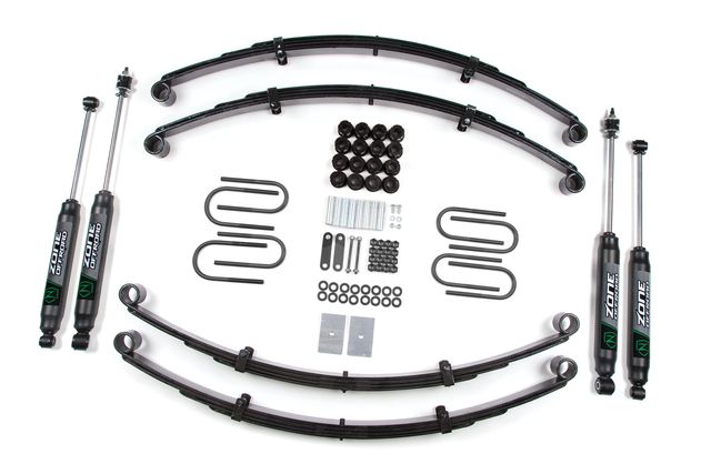 Zone Offroad 2" Leaf Spring Lift Kit ; Nitro Shocks