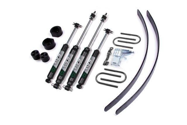 Zone Offroad 2" Suspension Lift Kit ; Nitro Shocks