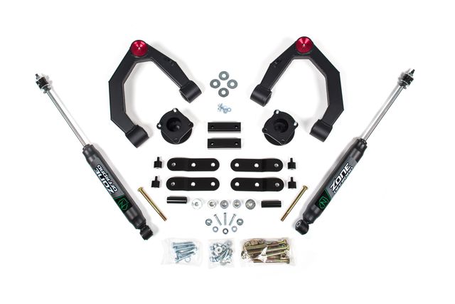 Zone Offroad 3.5" Adventure Series Lift Kit ; Nitro Shocks