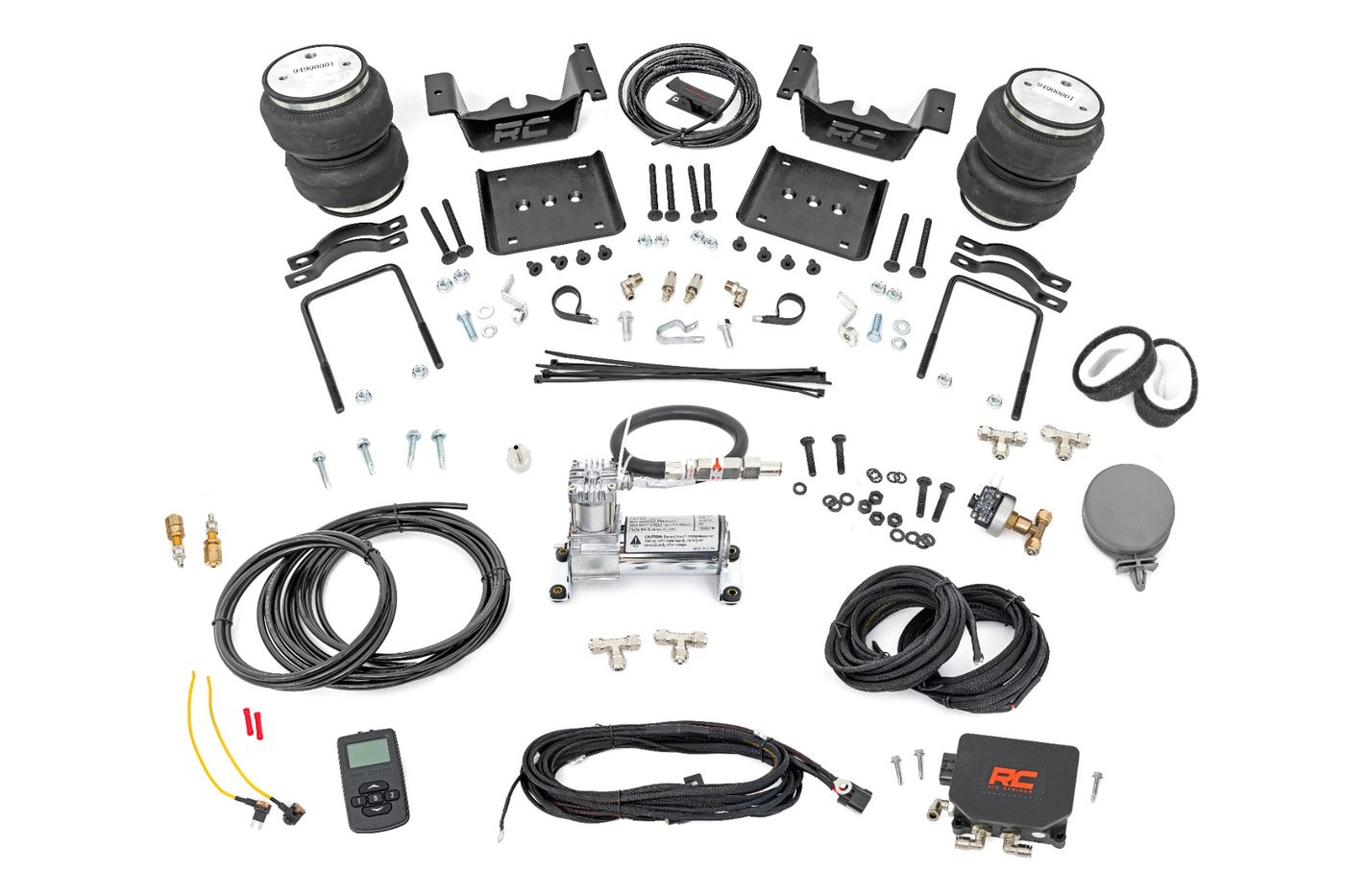 Rough Country Air Spring Kit w/compressor | Wireless Controller | Chevy/GMC 1500 (07-18 & Classic)