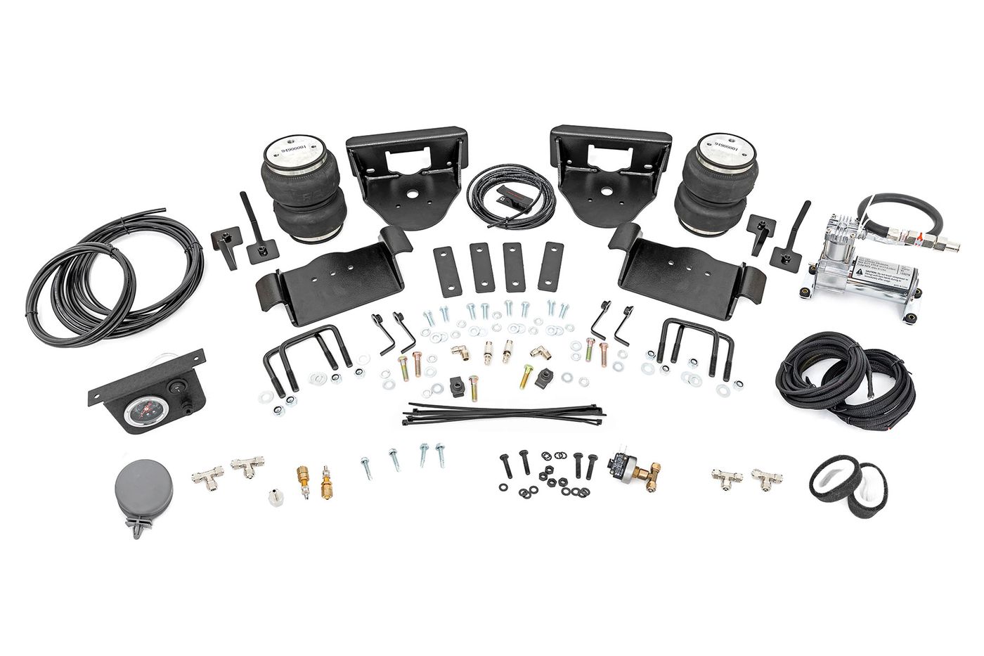 Rough Country Air Spring Kit w/compressor | 0-6" Lifts | Ford F-150 4WD (2004-2014)