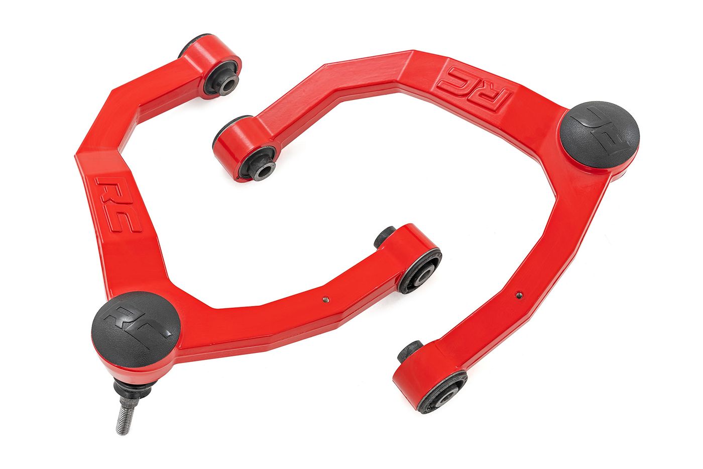 Rough Country Red Forged Upper Control Arms | OE Upgrade | Red | Chevy/GMC Sierra/Silverado 1500 (19-26)