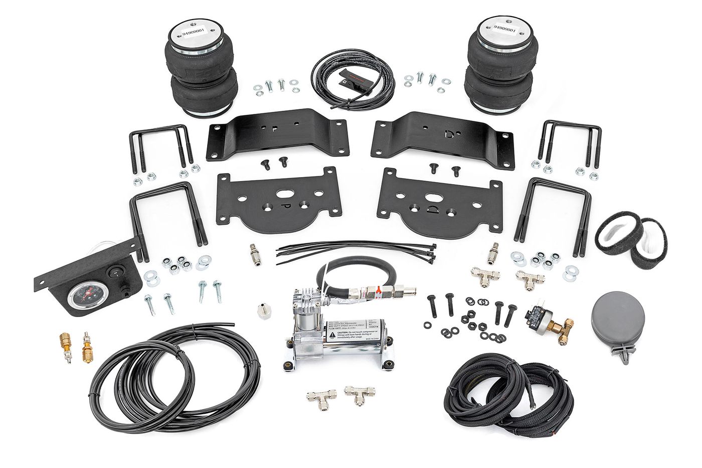 Rough Country Air Spring Kit w/compressor | 0-6" Lifts | Toyota Tundra 2WD/4WD (2007-2021)