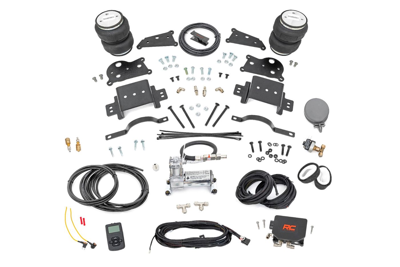 Rough Country Air Spring Kit w/compressor | Wireless Controller | Ram 2500 4WD (2014-2026)