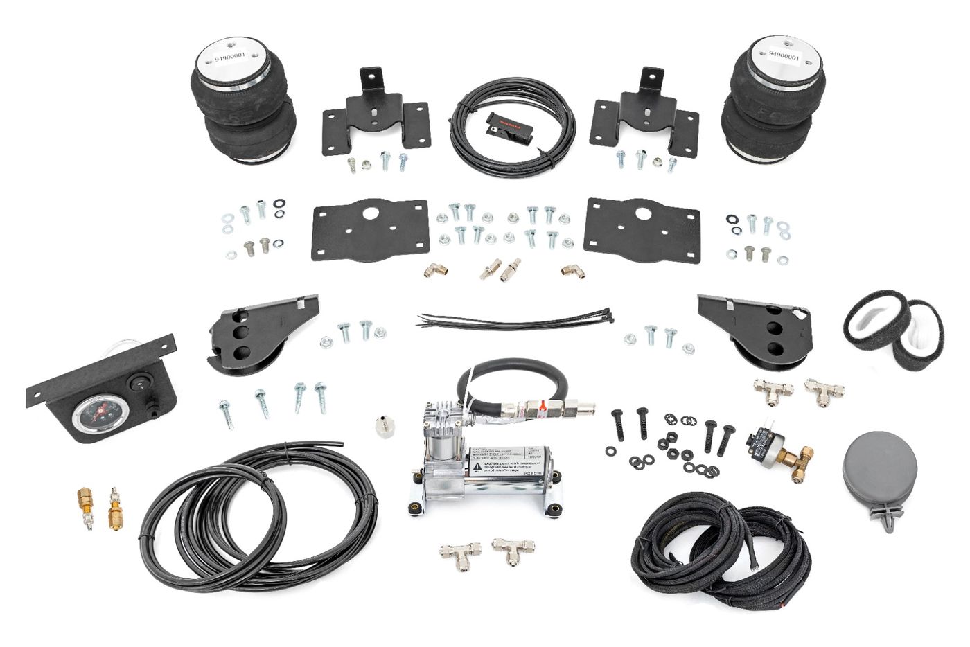 Rough Country Air Spring Kit w/compressor | Ram 1500 2WD/4WD (2009-2018 & Classic)