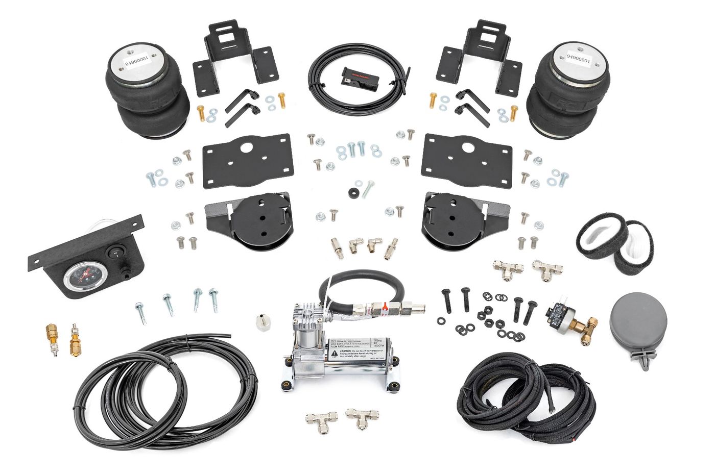 Rough Country Air Spring Kit w/compressor | Ram 1500 4WD (2019-2026)