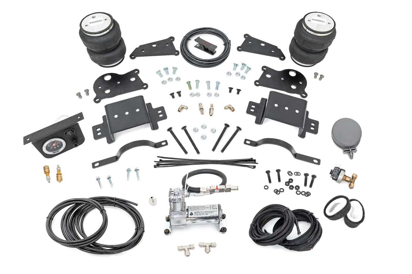 Rough Country Air Spring Kit w/compressor | Ram 2500 2WD (2014-2026)
