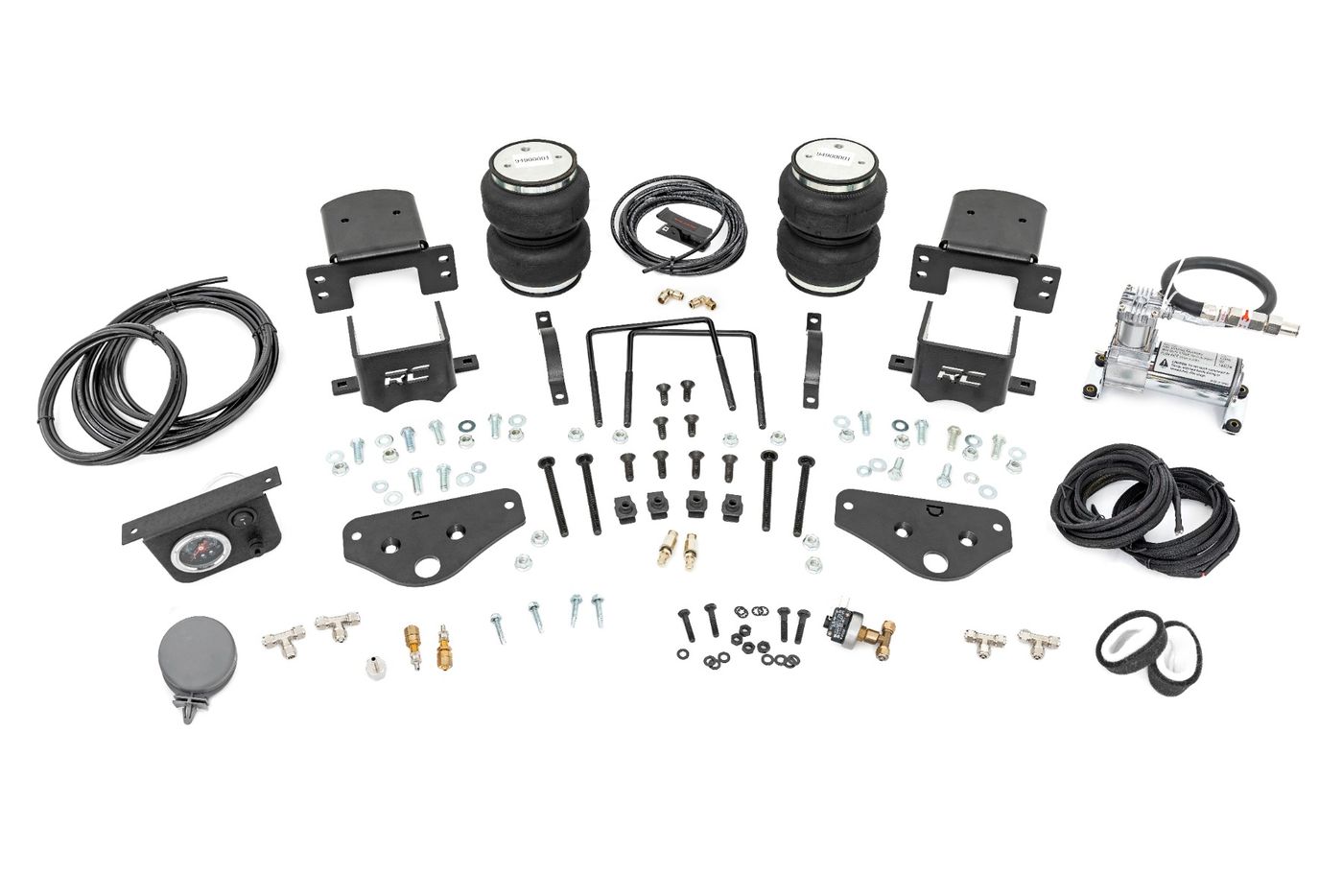 Rough Country Air Spring Kit w/ compressor | Ford F-250/F-350 Super Duty 4WD (2017-2026)