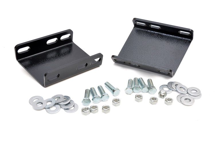 Rough Country Sway Bar Drop Brackets | Front | 4-6 Inch | Ford Bronco II/F-150/Ranger
