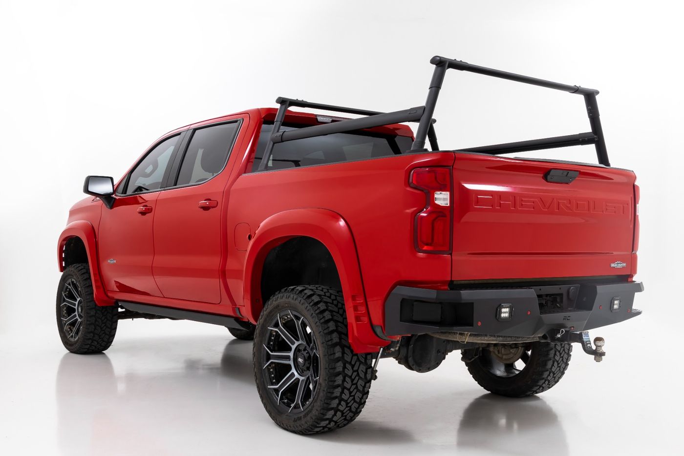 Rough Country Bed Rack | Full Rack | Aluminum | Chevy Silverado 1500 2WD/4WD (2019-2026)