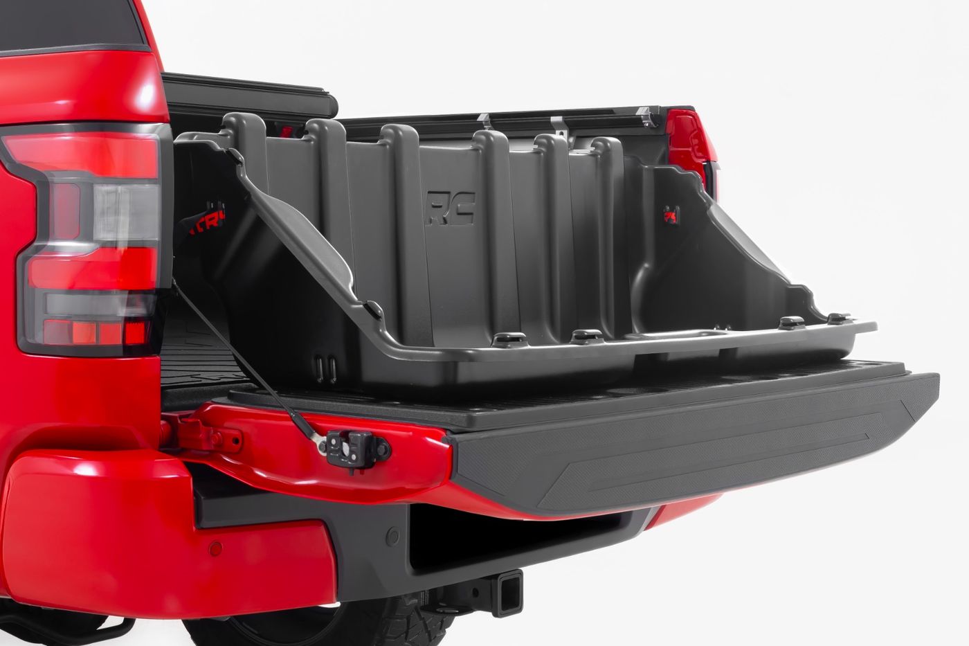 Rough Country Truck Bed Cargo Storage Box | Easy Access | Mid Size 52.5" | Fits Mid-Sized Trucks