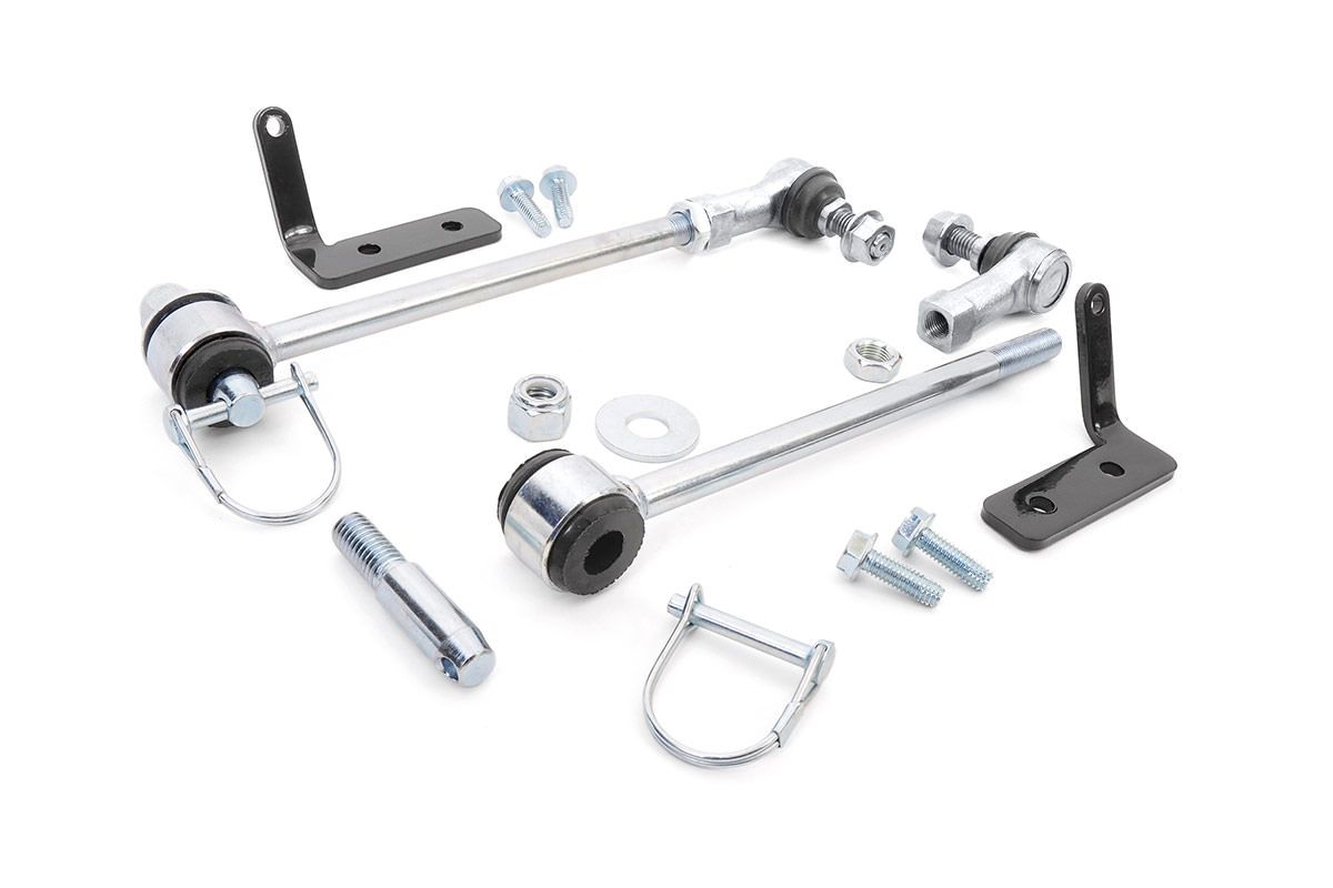 Rough Country Quick Disconnect Sway Links | 2.5 Inch Lift | Jeep Wrangler JK/Wrangler Unlimited (07-18)