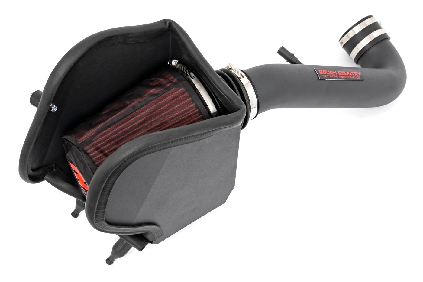 Rough Country 3.6L Cold Air Intake Kit | Prefilter | Jeep Gladiator JT/Wrangler JL (18-26)