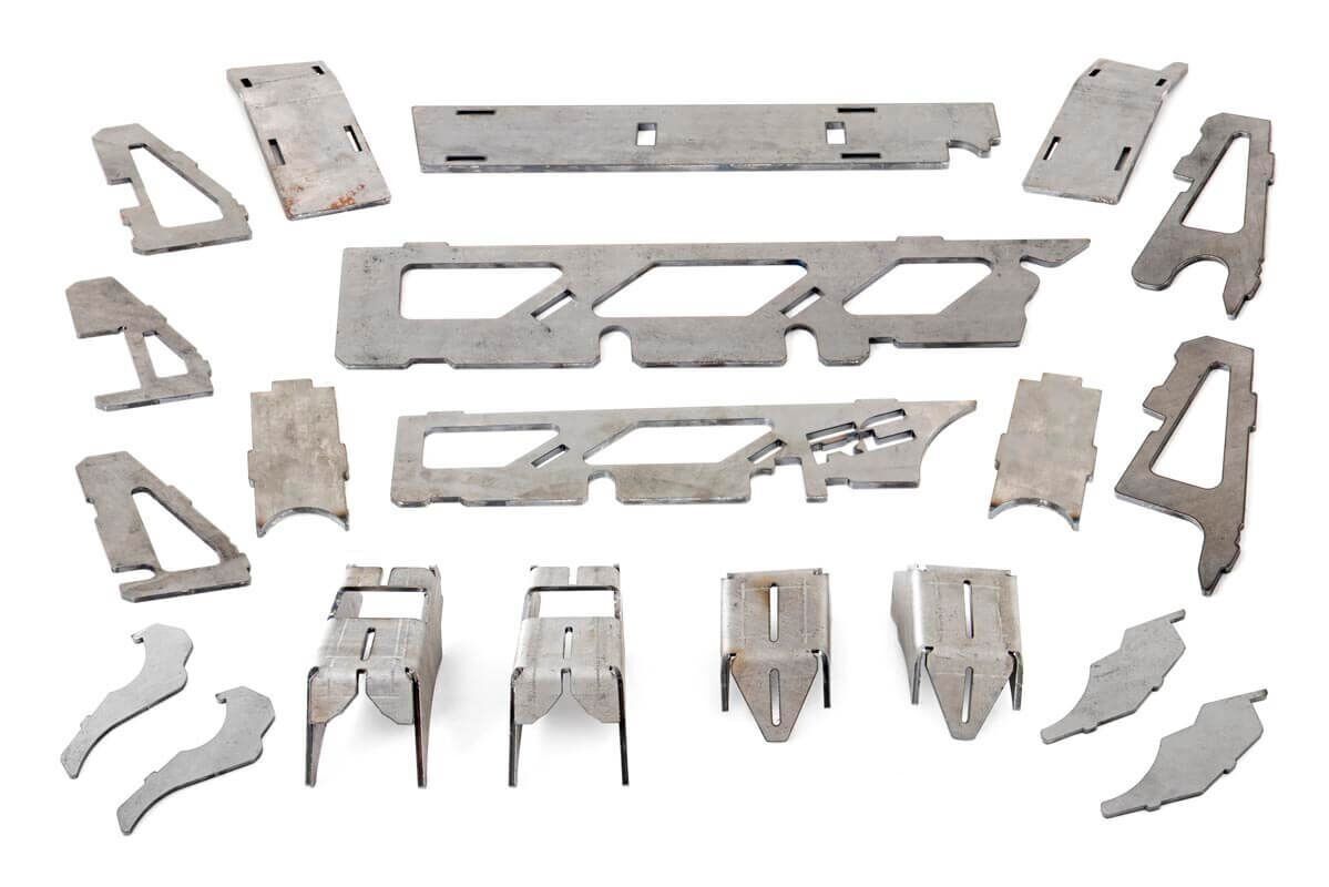 Rough Country Axle Truss and C-Gusset | Combo | Dana 30 | Jeep Wrangler JK/Wrangler Unlimited (07-18)