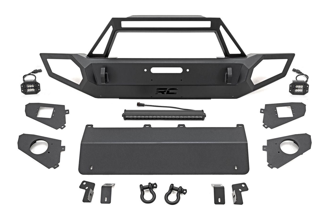 Rough Country Front Winch Bumper | Jeep Gladiator JT/Wrangler JK & JL/Wrangler Unlimited
