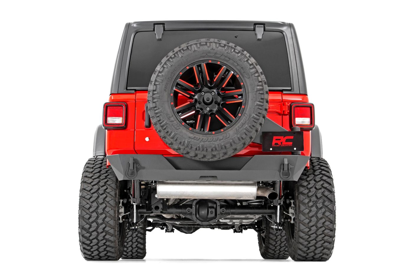 Rough Country Rear Bumper | Trail | Tire Carrier | Jeep Wrangler JL (18-26)/Wrangler Unlimited (18-26)