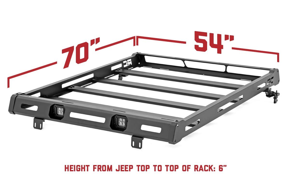 Rough Country Roof Rack | Jeep Wrangler JK/Wrangler Unlimited (2007-2018)