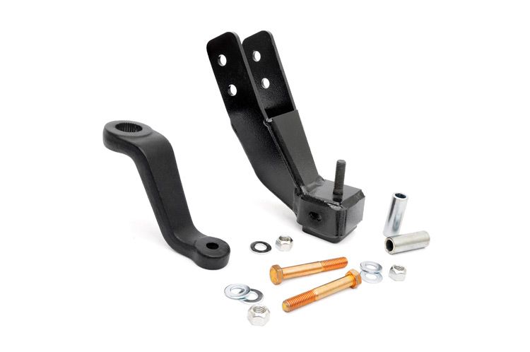 Rough Country Track Bar Bracket & Pitman Arm | Front | Jeep Wrangler TJ (97-06)/Wrangler Unlimited (04-06)