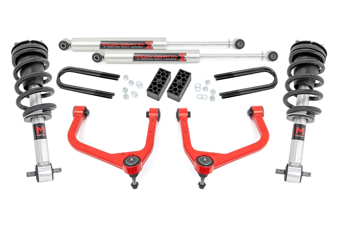 Rough Country 3.5 Inch Lift Kit | M1 Struts/M1 | Chevy Silverado 1500 2WD/4WD (2025-2026)