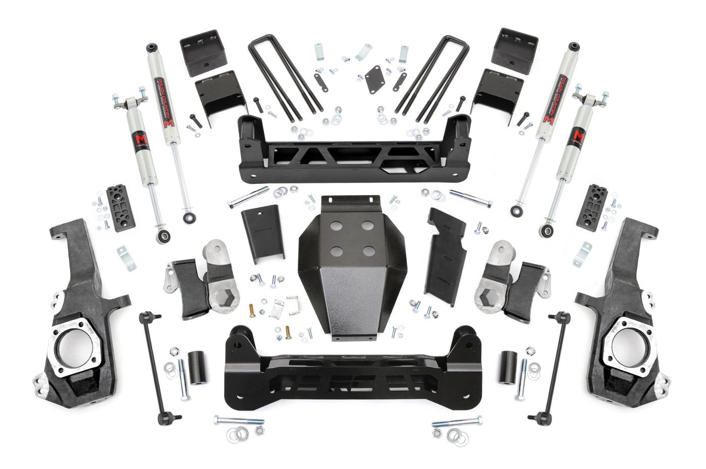 Rough Country 5 Inch Lift Kit | NTD | M1 | w/ Overloads | Chevy/GMC 2500HD/3500HD (20-26)