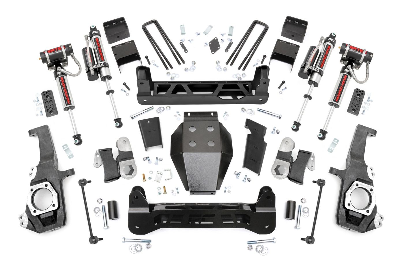 Rough Country 5 Inch Lift Kit | NTD | Vertex Shocks | w/ Overloads | Chevy/GMC 2500HD/3500HD (20-26)