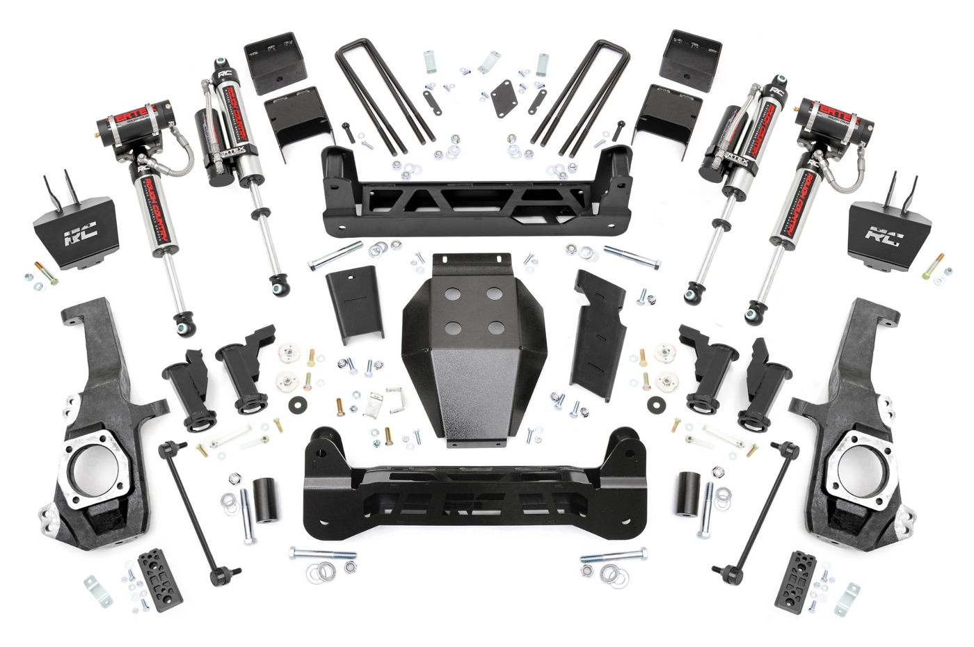 Rough Country 5 Inch Lift Kit | Torsion Drop | Vertex | w/ Overloads | Chevy/GMC 2500HD/3500HD (20-26)