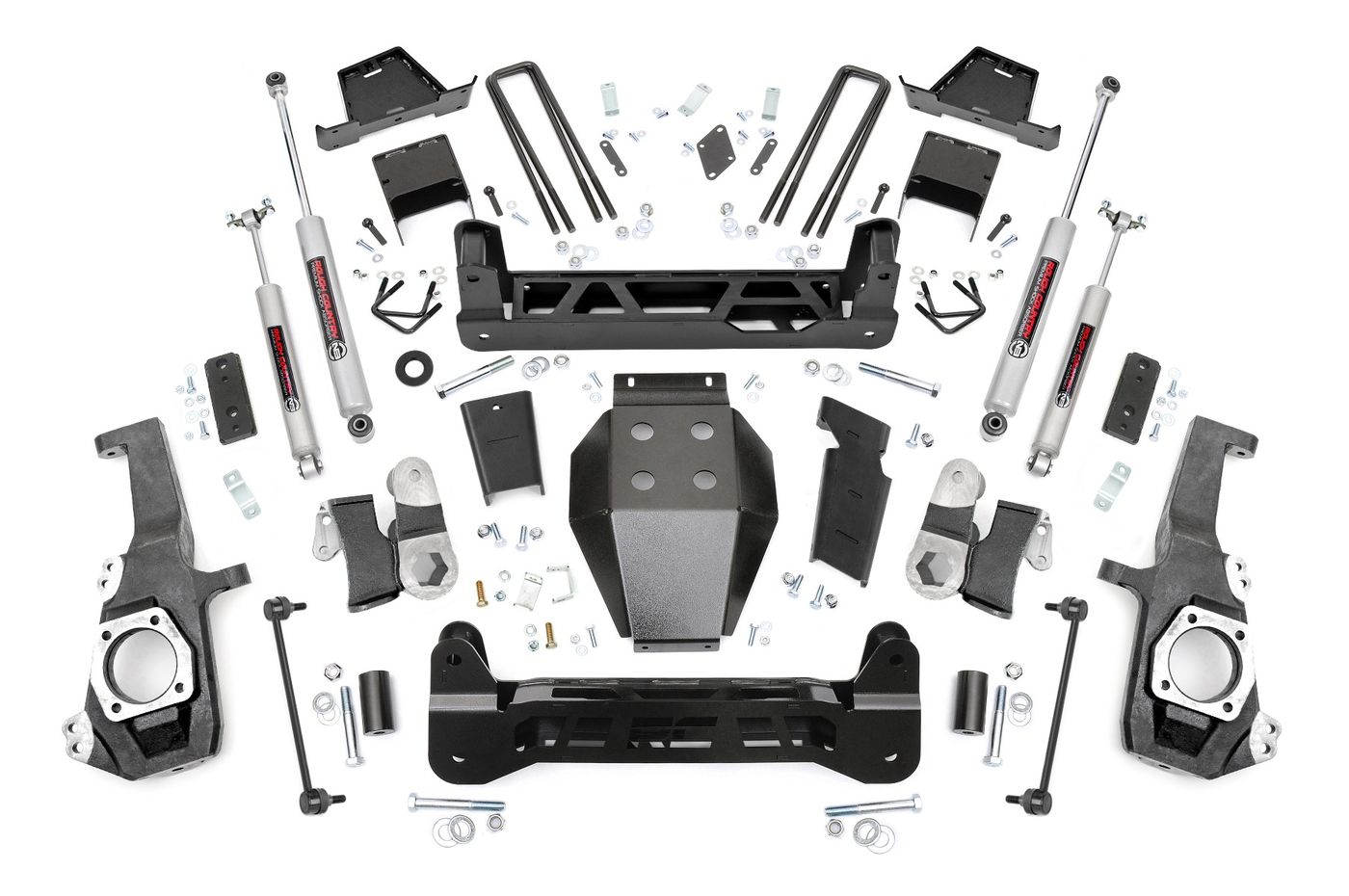 Rough Country 7 Inch Lift Kit | NTD | w/ Overloads | Chevy/GMC 2500HD/3500HD (20-26)