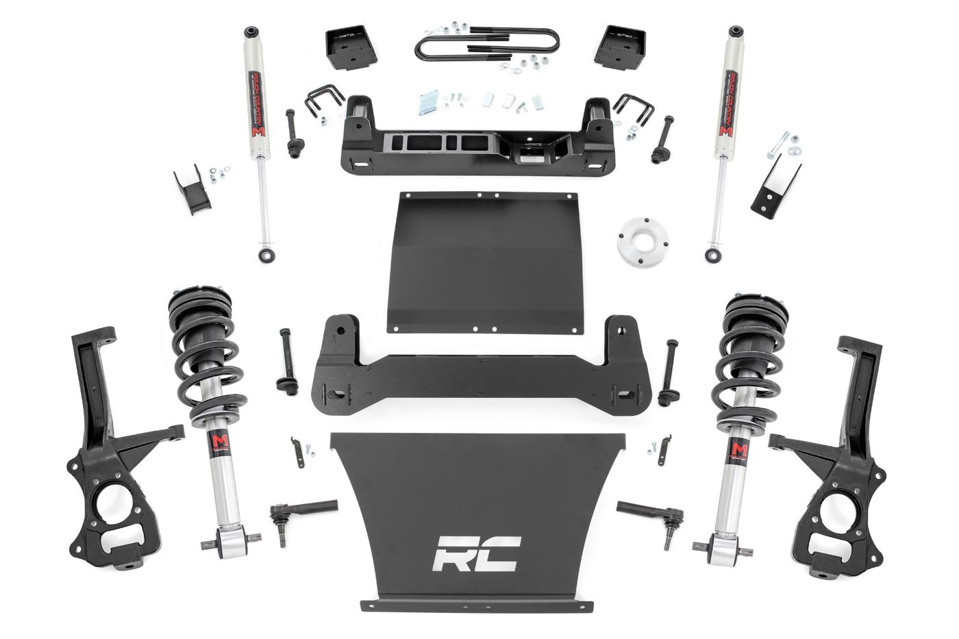 Rough Country 6 Inch Lift Kit | Mono Leaf Rear | M1 Struts/M1 | Chevy Silverado 1500 (25-26)