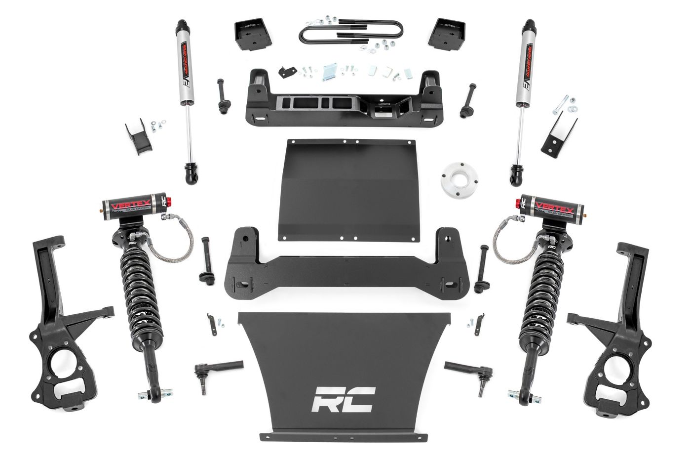 Rough Country 6 Inch Lift Kit | Mono Leaf Rear | Vertex/V2 | Chevy Silverado 1500 (25-26)
