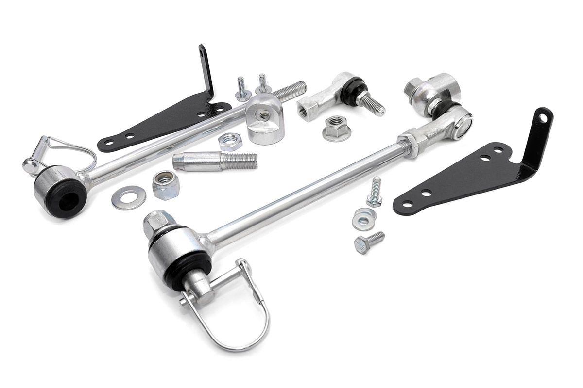 Rough Country Quick Disconnect Sway Links | 2.5 Inch Lift | Jeep Wrangler TJ (97-06)/Wrangler Unlimited (04-06)