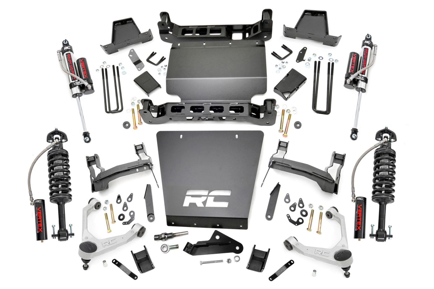 Rough Country 7 Inch Stamped Steel LCA Lift Kit | Forged UCA | Bracket | Vertex | Chevy/GMC 1500 (16-18)