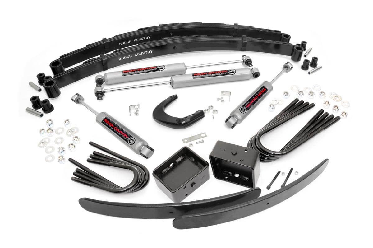 Rough Country 6 Inch Lift Kit | Rear Blocks | Chevy/GMC C10/K10 Truck & SUV/K5 Blazer (73-76)